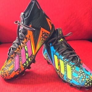 Mens Adidas Cleats size 7.5 multi color